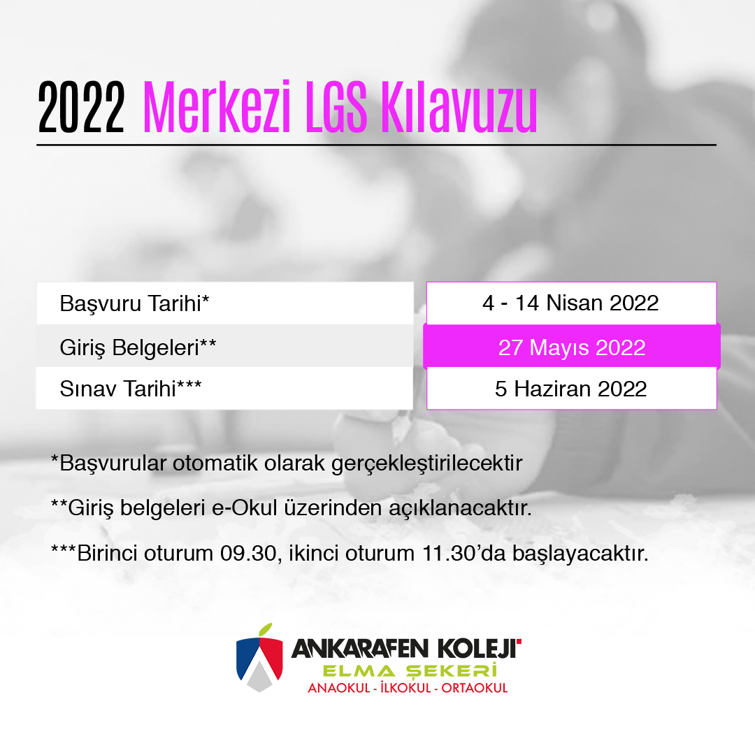 2022 MERKEZİ LGS KILAVUZU